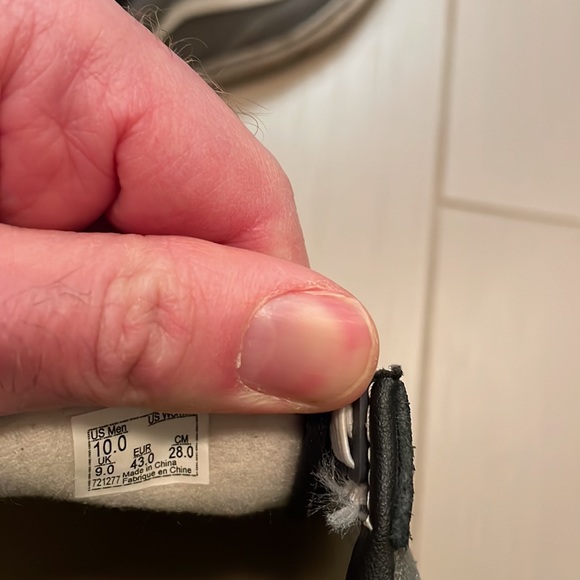 Vans Old Skool shoes. Black and grey. Men’s size 10. - Picture 5 of 5